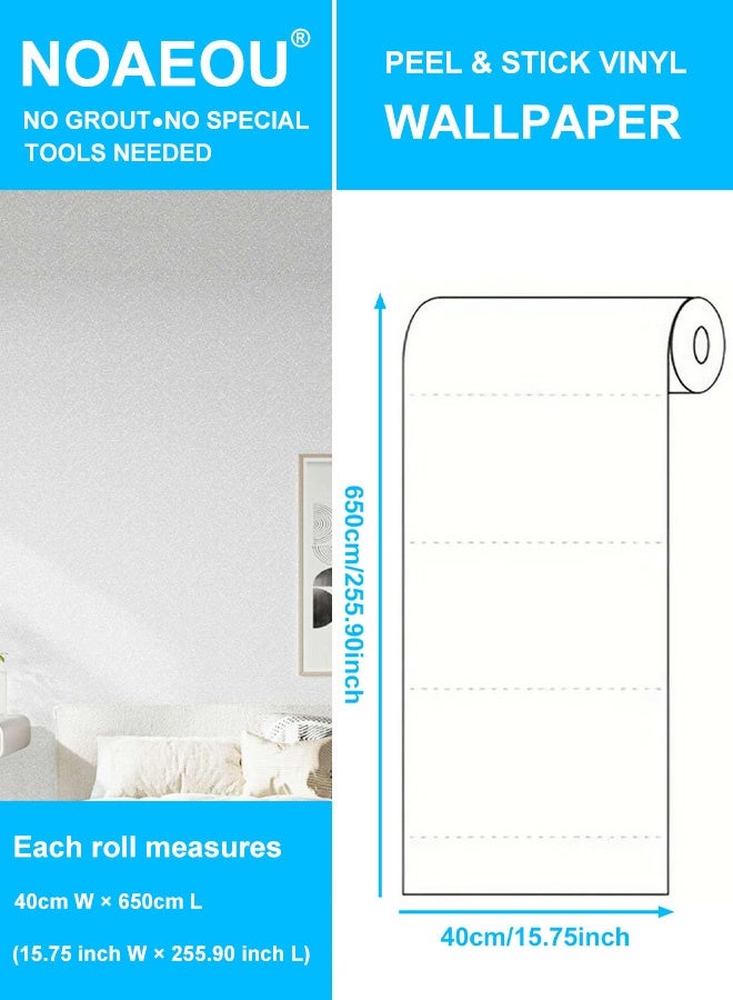 نوايوو ورق جدران ذاتي اللصق، قابل للإزالة، 40 سم × 650 سم، مقاوم للماء، ورق حريري، ديكور منزلي، فينيل، مناسب لأسطح العمل والأثاث، ديكور جدران أسطح العمل (بيج) - Image 2